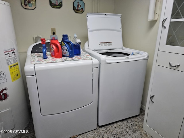 1605 W Montgomery St, Coal Township, PA 17866 - washroom featuring electric water heater and washer and dryer