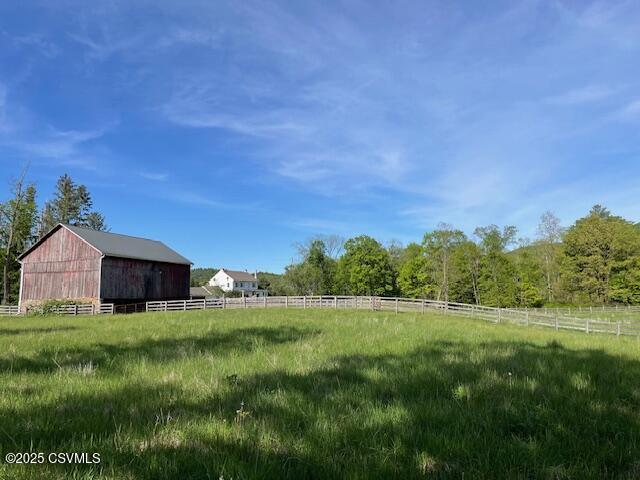 2852 State Route 487, Orangeville, PA 17859 - view of yard featuring an outbuilding, a view of countryside, and a barn
