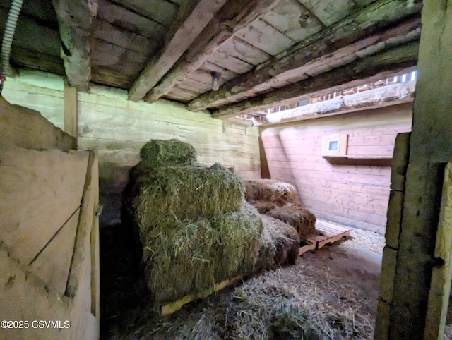 2852 State Route 487, Orangeville, PA 17859 - detailed view of wooden walls