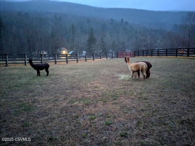 2852 State Route 487, Orangeville, PA 17859 - view of community with an enclosed riding area, a forest view, and a view of countryside