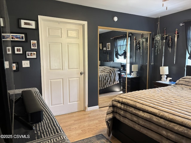 220 Spring Lake Crst, Watsontown, PA 17777 - bedroom with a closet and light wood finished floors