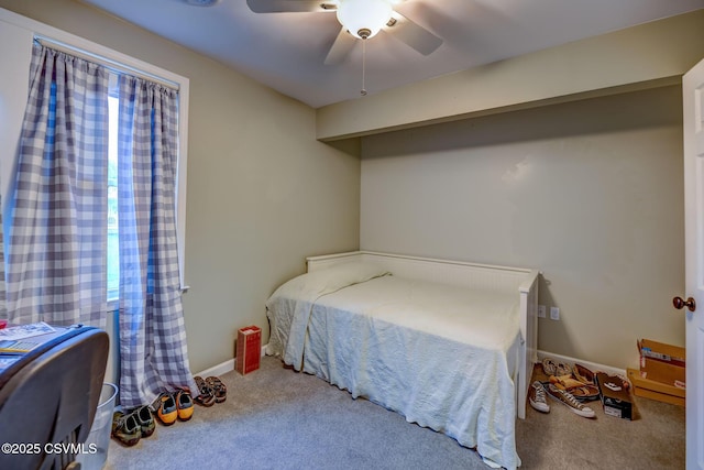 475 W 1st St, Bloomsburg, PA 17815 - carpeted bedroom featuring baseboards and ceiling fan