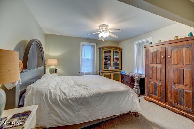 475 W 1st St, Bloomsburg, PA 17815 - carpeted bedroom featuring a ceiling fan
