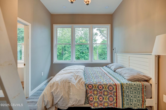 475 W 1st St, Bloomsburg, PA 17815 - bedroom featuring multiple windows, wood finished floors, and baseboards