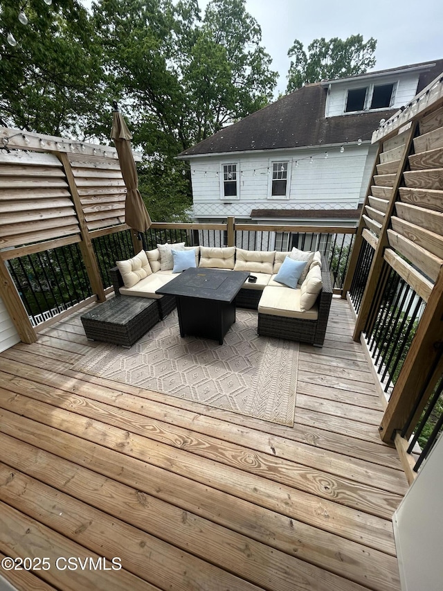 1644 W Walnut St, Coal Township, PA 17866 - deck with outdoor lounge area