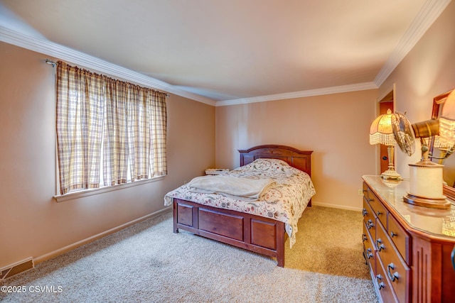 1207 E 5th St, Berwick, PA 18603 - bedroom with crown molding, light colored carpet, and baseboards