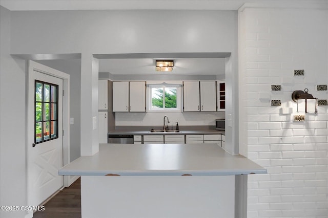 521 Church St, Danville, PA 17821 - kitchen featuring a sink, appliances with stainless steel finishes, healthy amount of natural light, and white cabinetry
