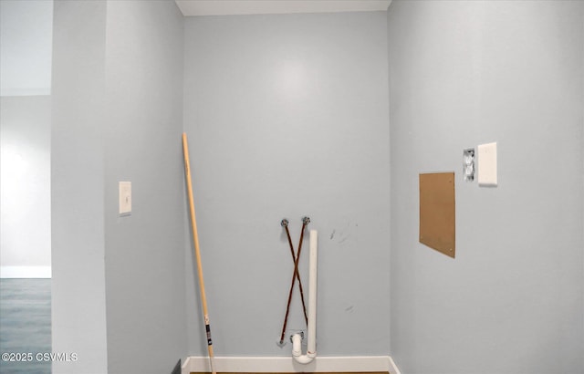 521 Church St, Danville, PA 17821 - laundry area featuring hookup for a washing machine and baseboards
