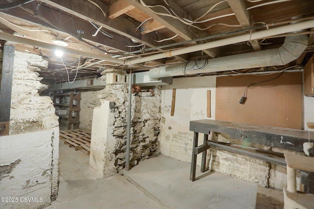 521 Church St, Danville, PA 17821 - view of unfinished below grade area