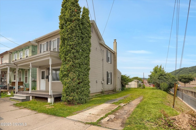 521 Church St, Danville, PA 17821 - view of side of home with covered porch