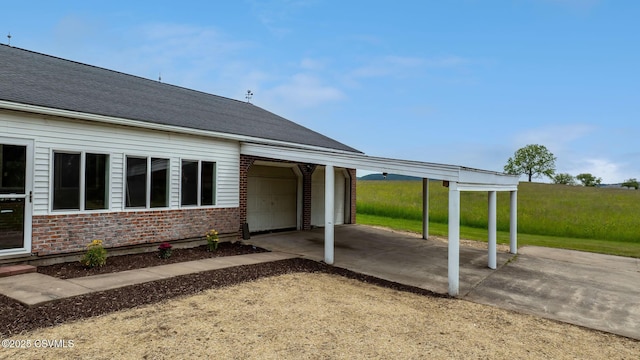 162 Liberty Valley Rd, Danville, PA 17821 - view of patio / terrace featuring driveway and a carport