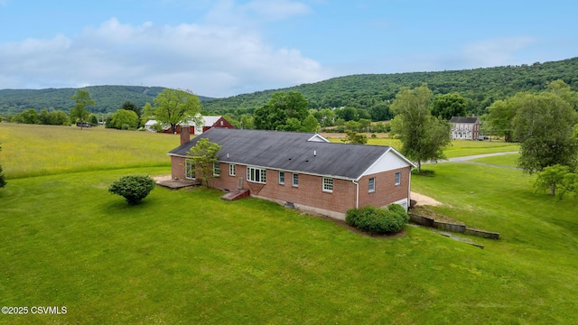 162 Liberty Valley Rd, Danville, PA 17821 - aerial view of property and surrounding area with a mountainous background