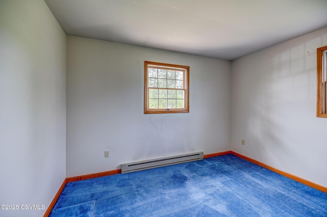 162 Liberty Valley Rd, Danville, PA 17821 - empty room with a baseboard radiator, baseboards, and carpet