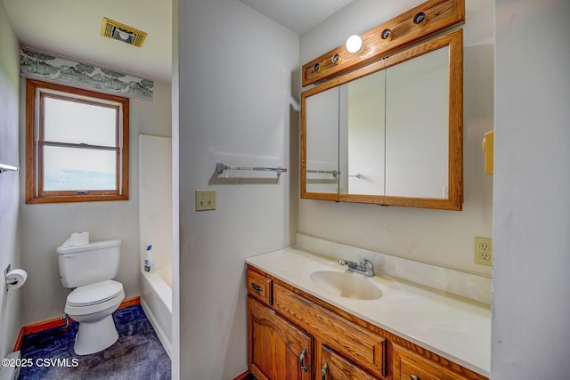 162 Liberty Valley Rd, Danville, PA 17821 - bathroom featuring toilet, vanity, and baseboards