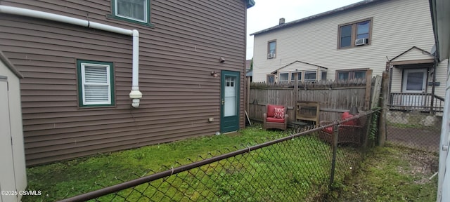 260 Iron St, Berwick, PA 18603 - back of property with a fenced backyard and cooling unit
