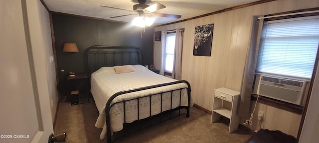 260 Iron St, Berwick, PA 18603 - carpeted bedroom featuring cooling unit and a ceiling fan