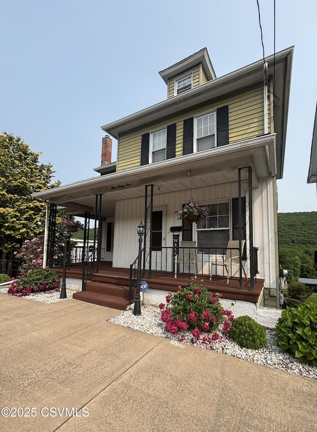 321 E Shamokin St, Trevorton, PA 17881 - view of front of property with a porch
