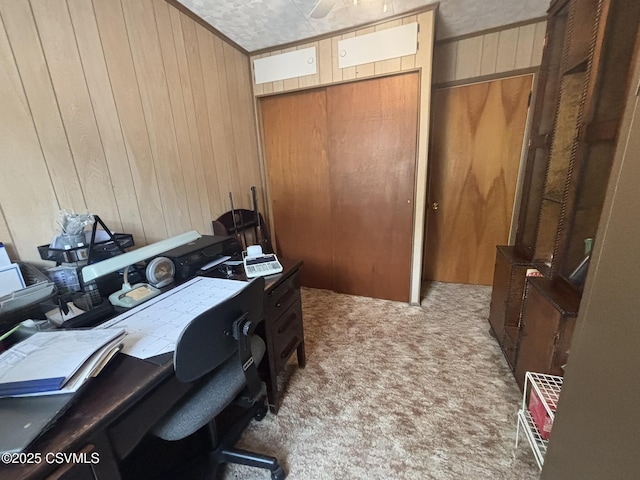 321 E Shamokin St, Trevorton, PA 17881 - carpeted office with wooden walls