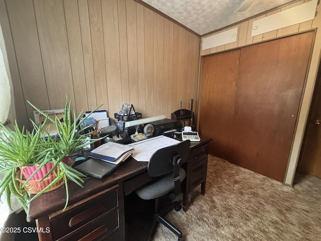 321 E Shamokin St, Trevorton, PA 17881 - carpeted office featuring wood walls