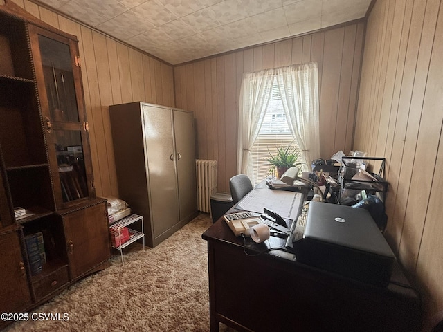 321 E Shamokin St, Trevorton, PA 17881 - carpeted office with radiator and wooden walls