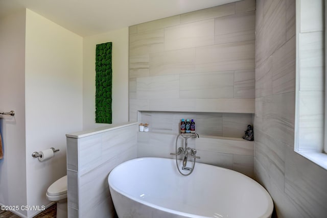 67 Center School Rd, Elysburg, PA 17824 - bathroom with a freestanding tub and toilet