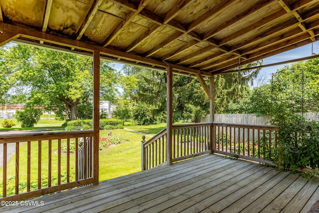 651 E Market St, Danville, PA 17821 - view of wooden terrace