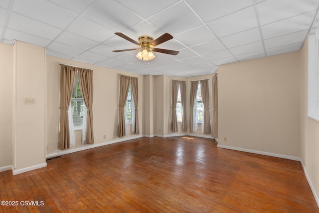 651 E Market St, Danville, PA 17821 - spare room with a drop ceiling, ceiling fan, healthy amount of natural light, and baseboards