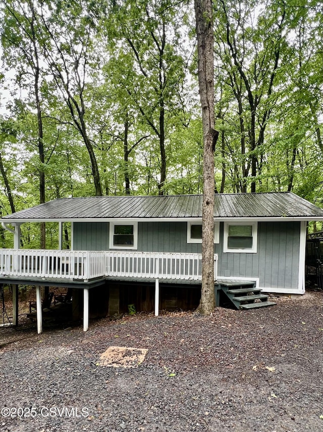 511 Snowflake Ln, Shickshinny, PA 18655 - view of front of house featuring metal roof