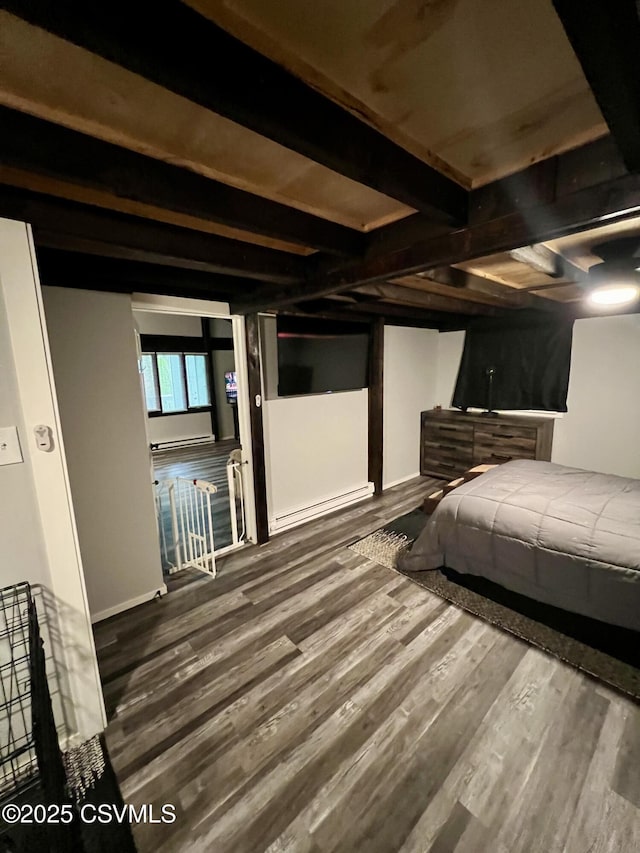 511 Snowflake Ln, Shickshinny, PA 18655 - bedroom featuring dark wood finished floors
