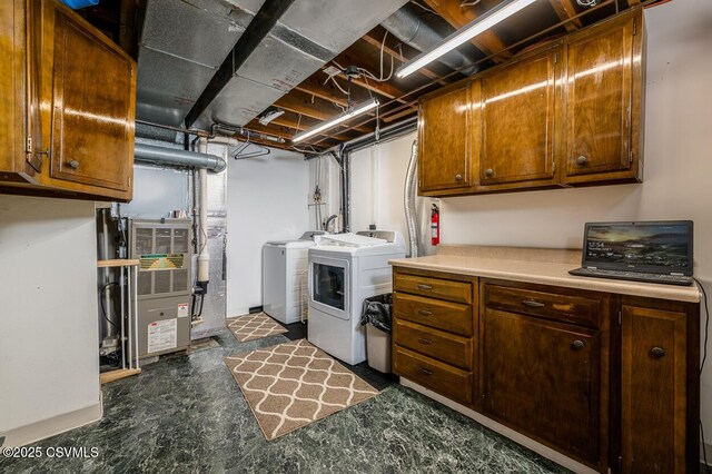 306 Clybourne Ave, Berwick, PA 18603 - laundry room featuring cabinet space and washing machine and clothes dryer