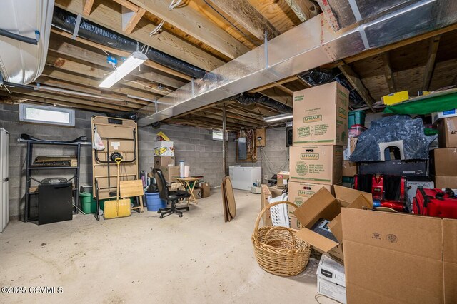 306 Clybourne Ave, Berwick, PA 18603 - below grade area with electric panel