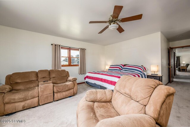 306 Clybourne Ave, Berwick, PA 18603 - carpeted bedroom featuring ceiling fan