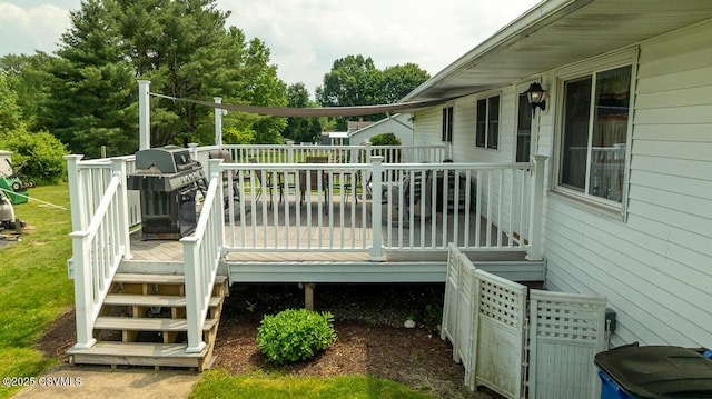 306 Clybourne Ave, Berwick, PA 18603 - view of wooden terrace