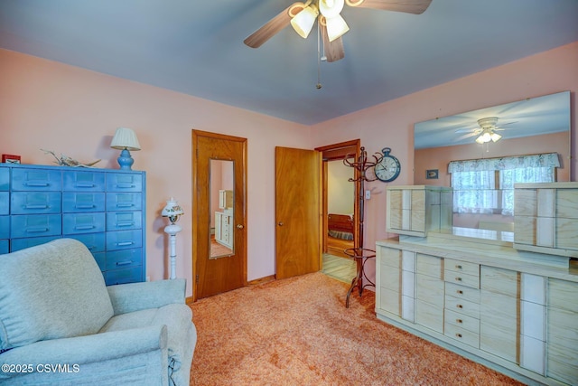 333 Bissets Ln, Bloomsburg, PA 17815 - sitting room with ceiling fan and carpet