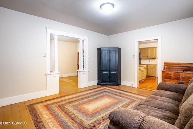 637 Pfahler St, Catawissa, PA 17820 - living area with light wood-style floors