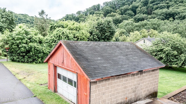 637 Pfahler St, Catawissa, PA 17820 - view of outdoor structure with a view of trees
