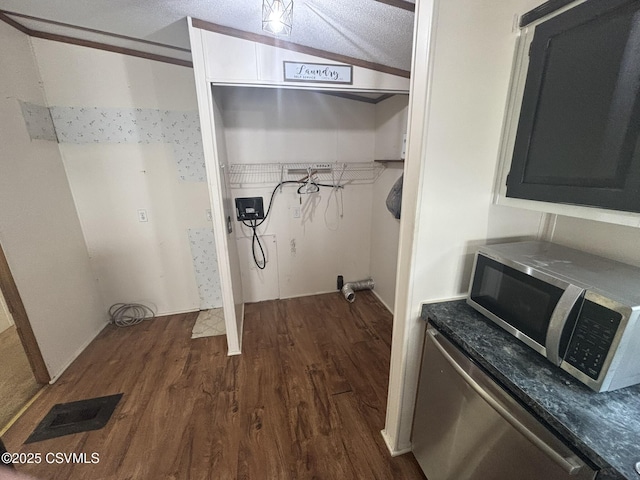 1311 Water St, Northumberland, PA 17857 - laundry area featuring dark wood-style flooring