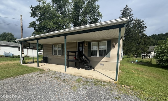 1311 Water St, Northumberland, PA 17857 - manufactured / mobile home with a front lawn and crawl space