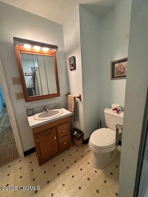 1030 Orange St, Berwick, PA 18603 - bathroom with vanity and tile patterned floors