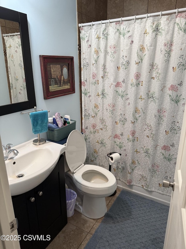 128 Woodside Rd, Sunbury, PA 17801 - bathroom with vanity and tile patterned flooring