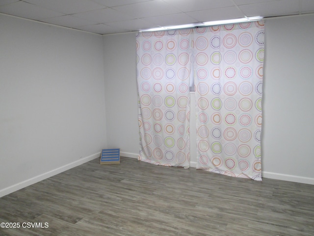 223 Maple Rd, Berwick, PA 18603 - spare room featuring wood finished floors and a drop ceiling