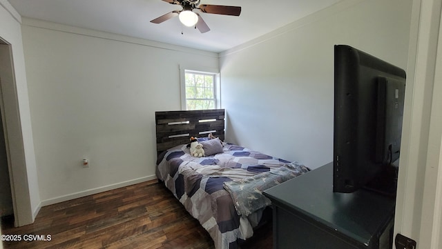 124 E Coal St, Trevorton, PA 17881 - bedroom with wood finished floors and ceiling fan