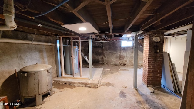 124 E Coal St, Trevorton, PA 17881 - below grade area with water heater