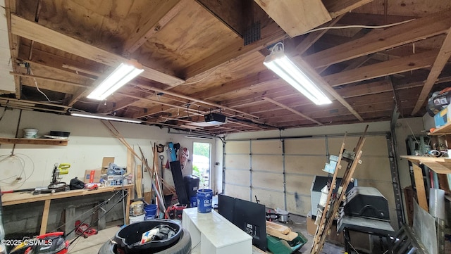 124 E Coal St, Trevorton, PA 17881 - garage featuring a garage door opener