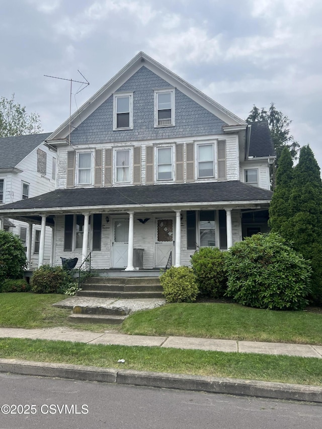 612-614 1st St, Nescopeck, PA 18635 - view of front of house featuring a porch