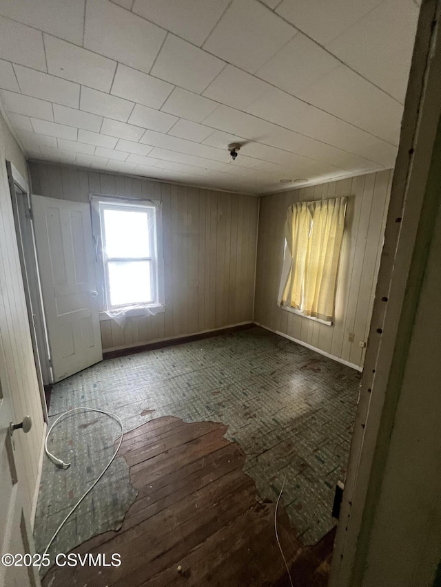 612-614 1st St, Nescopeck, PA 18635 - spare room with wood walls