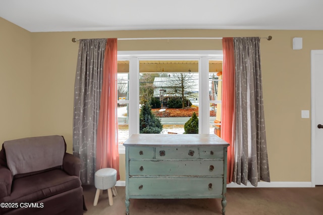 152 Bridge Ave, Allenwood, PA 17810 - sitting room featuring carpet flooring and baseboards