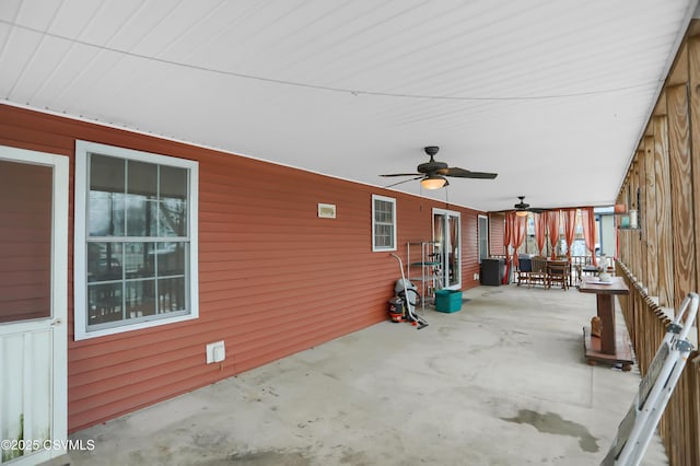 152 Bridge Ave, Allenwood, PA 17810 - view of patio / terrace featuring a ceiling fan