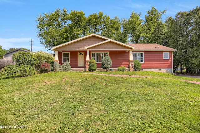 152 Bridge Ave, Allenwood, PA 17810 - view of front of house featuring a front yard and crawl space