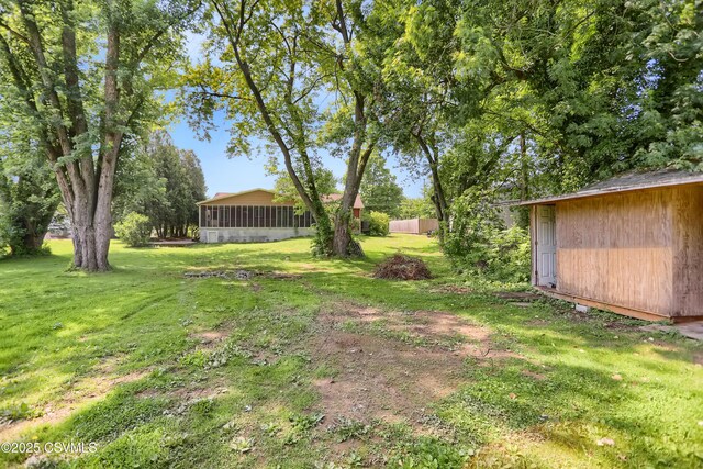 152 Bridge Ave, Allenwood, PA 17810 - view of green lawn with a sunroom